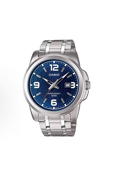 Casio classic pointer waterproof Shi Ying movement stainless steel strap watch