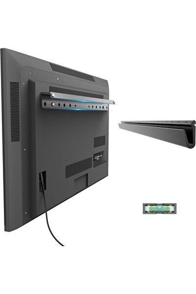 Generic حامل تلفزيون بدون حفر على الحائط، حامل حائط بدون مسامير لأجهزة تلفزيو...