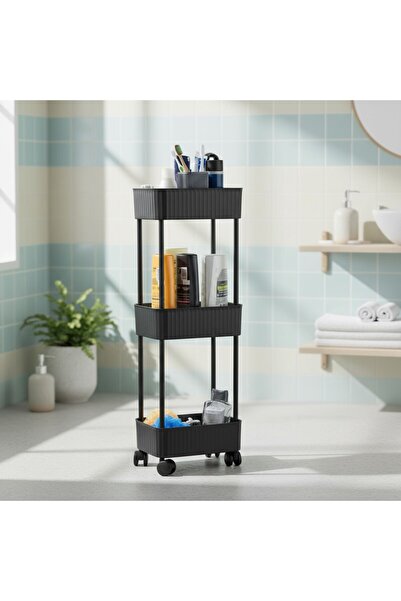 VİLORA HOME ELİTE - 3 Katlı Çok Amaçlı Pratik Banyo Ve Mutfak Organizer Düzen...