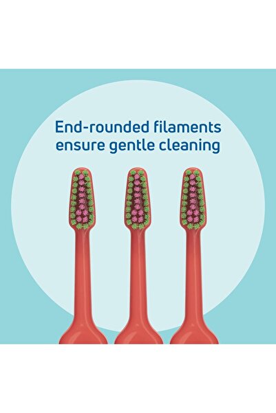 TePe Colour Compact Toothbrush, Extra Soft, 4 pcs