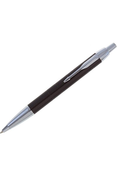 Parker قلم حبر جاف IM Premium معدني بني مع كروم، عبوة إعادة تعبئة فاخرة، صندوق هدايا