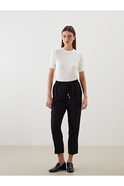 LC Waikiki Modest Ecru Crew Neck Women's Knitwear Sweater