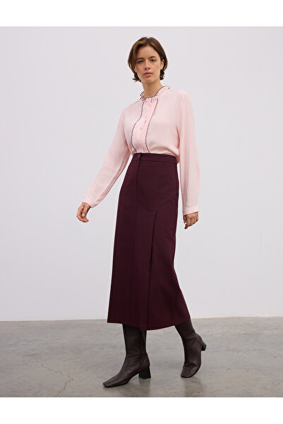 BGN workshop تنورة ماكسي مطوية من مزيج الفسكوز من أون-اركا