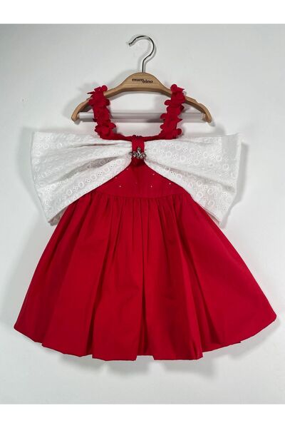 Top Kids Miss Topkids Red Female Child Dress 5884