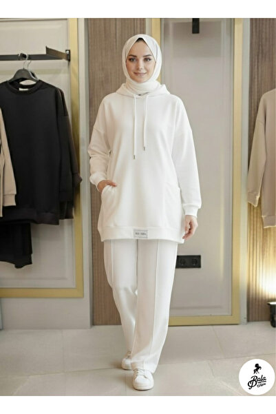 Bala Giyim طقم علوي سفلي بغطاء للرأس للسيدات