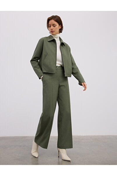 BGN workshop Viskon Karisim Zippered Bomber Jacket