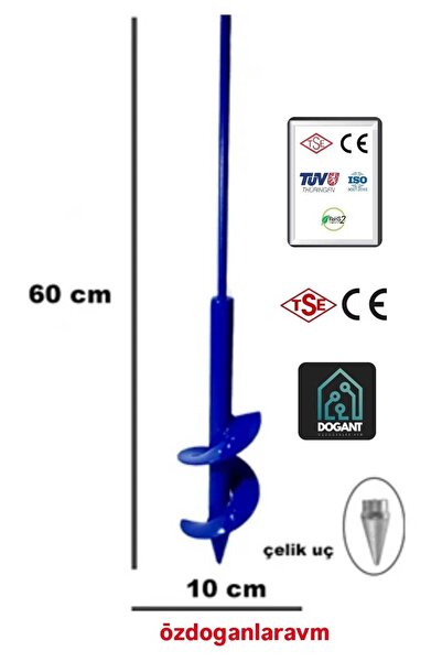 dogant özdoğanlar avm Tarım Fide Fidan Dikme Toprak Burgusu Matkap Ucu 60X10 Cm