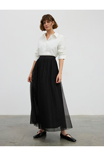 BGN workshop Polka Dots Tulle Long Skirt