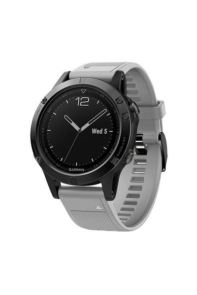 Garmin Caseonn Forerunner 945 Quick Fit Silicone Strap Gray