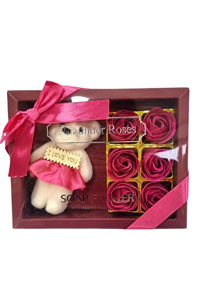 OEM Cutie cadou cu flori de săpun parfumate – Aranjament floral decorativ, pa...
