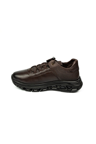 Voyager 392 Brown Leather Casual Women's Shoes