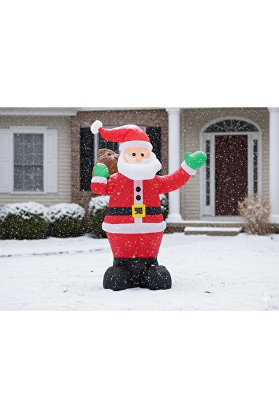 Selgot Inflatable LED Santa Claus, Height 180 cm