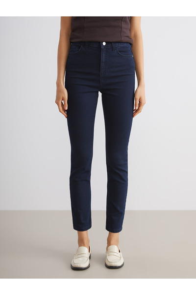 LC Waikiki Classic Black Slim Fit Women's Jean Pants