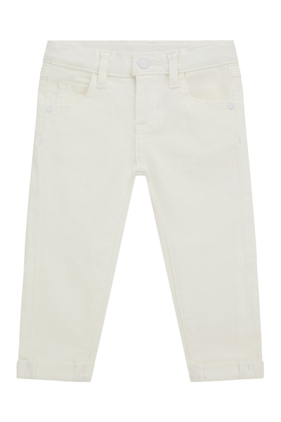 Guess Pantaloni albi pentru copii