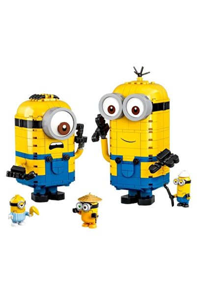 OEM Minions Building Set - Brick-built Minions and Their Lair, 876 Pieces