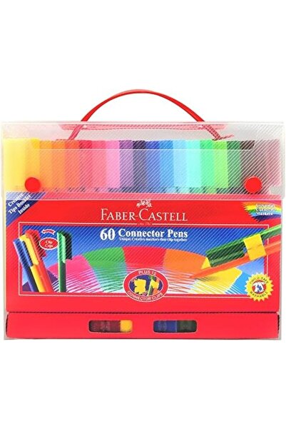 Faber Castell أقلام تحديد موصلات - علبة هدايا تحتوي على 60 لونًا