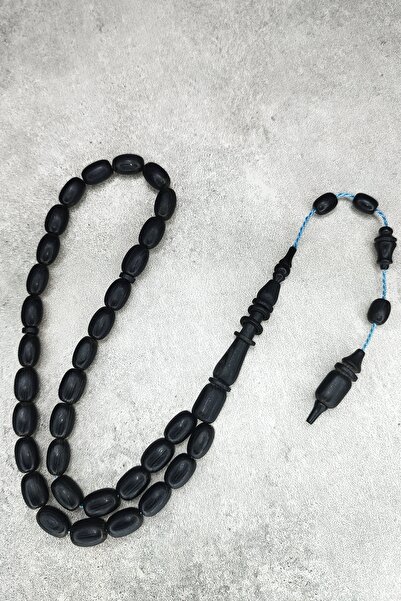 ŞAHBEY TESBİH Üst Düzey Kafur Ağacı Halkalı İmame Kapsül Kesim Tesbih