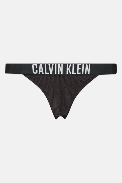 Calvin Klein Women Brand Logo Bikini Bottom, Black