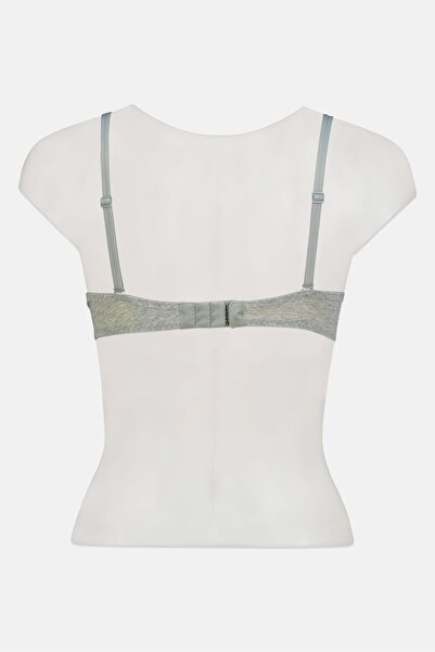 Calvin Klein Women Heather Lightly Padded Bra, Grey