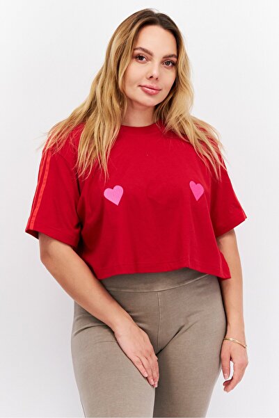 adidas x Ivy Park Women Plus Size Fit Training Top, Red