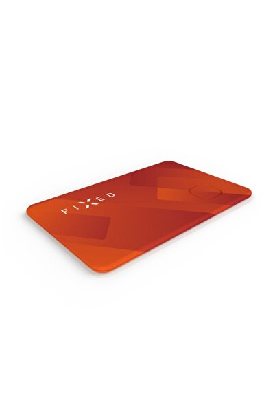 FIXED Card de urmărire inteligent, pentru portofel, Apple Find My, Bluetooth 5.0, rezistență IP67, roșu