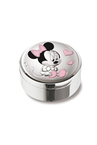ClassGifts Minnie Pink Silver First Teether Box
