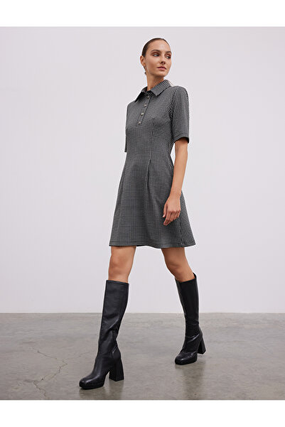 BGN workshop MINI ROCHIE CU DETALII PLISATE CU MOTIV KAZAYAGI