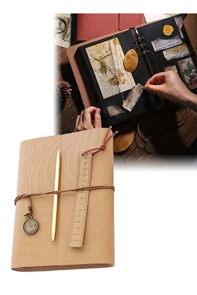 Generic Self Adhesive Photo Album,Baby Growth Album,Photo Album Scrapbook, Leather Photo Album Vintage Weddi