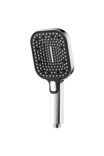 MIXSNOW Large modern style three-mode rain shower head, adjustable silicone p...