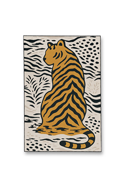 Rugs Modern Halı MOSSO Διακοσμητικό χαλί vintage με υφαντό σχέδιο με θέμα τον...