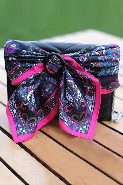 AFVENTE Φουλάρι με σχέδιο φούξια