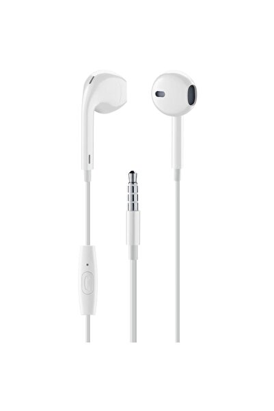 iTin Cellularline Capsule Audio Headphones, In-Ear, Integrated Microphone, 3.5mm Jack, White