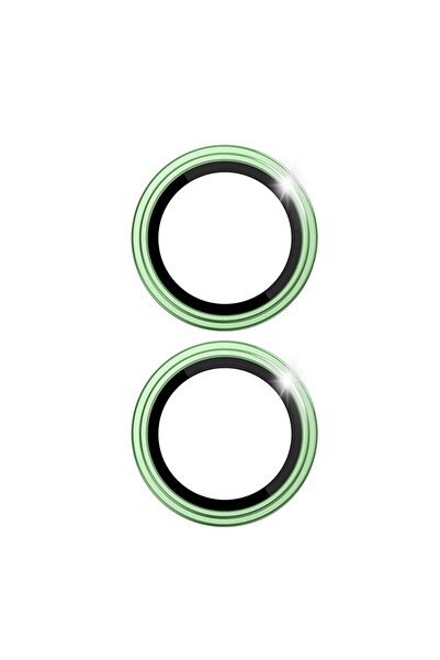 YZGOLDEN واقي عدسة ملون متوافق مع كاميرا آيفون 17، حماية زجاجية مقواة