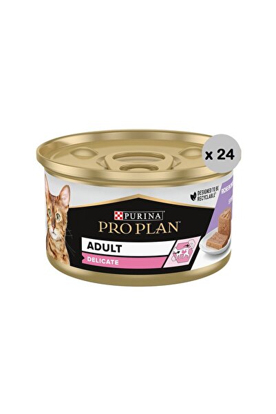 Pro Plan Purina Canned Adult Delicate with Turkey 24 x 85 gr