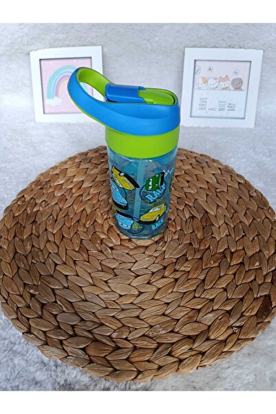 Globox 500 ml Pp Bottle with Blue Car Pattern