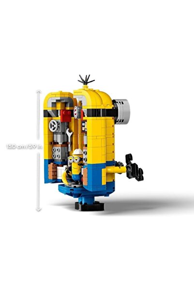 OEM Minions Building Set - Brick-built Minions and Their Lair, 876 Pieces