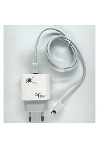 OEM 20W PD Wall Charger with 1m Lightning Cable, Fast Charging, White