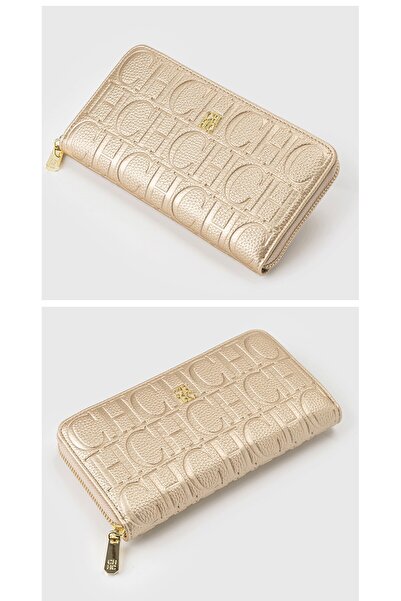 Generic Minimalist Design Embossed Letter Women's Coin Purse Luxurious Portable Leather Wallet