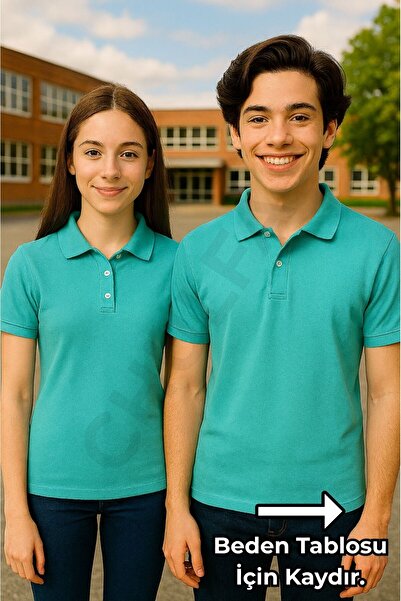 chulfa School T-Shirt Uniform High School Boy (1 Piece) Short Sleeve Polo Collar Unisex