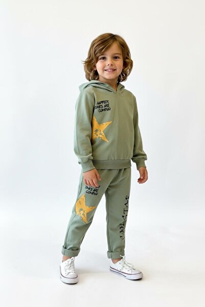 MiaBaby Cool Star Printed 2-Piece Set