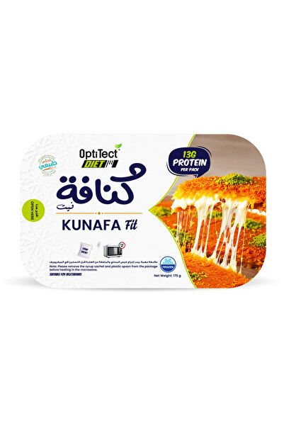 OptiTect Diet Kunafa Fit, 175 Gm, 13 g Protein, No Added Sugar, Ready in Minutes and Vegetarian Friendly