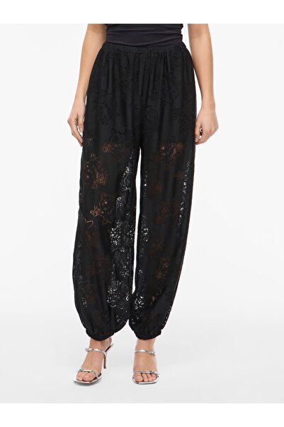 VILA Hose VILALA Spitzen Ballon