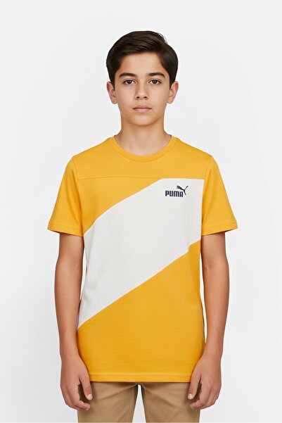 Puma Kids Boy Crew Neck Short Sleeve Outdoor T-Shirt, Multicolor