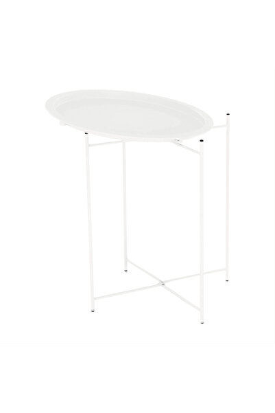 DacEnergy Side table with removable tray, white, RENDER