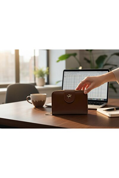 Nas Women's Wallet, Multi-Compartment, Card Holder, Coin Compartment Standard Taba