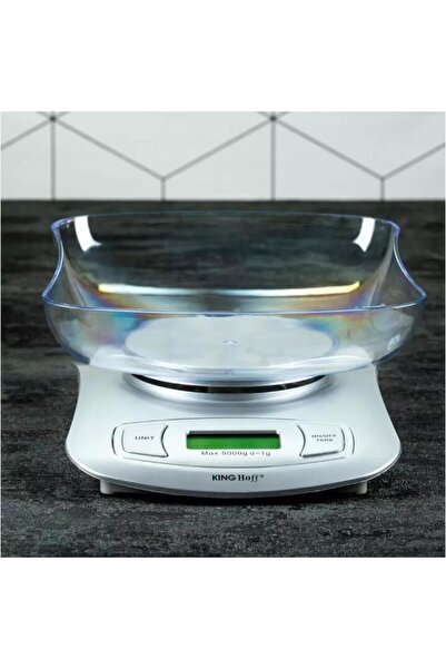 Kinghoff Kitchen scale, 2 - 5000 g, silver,