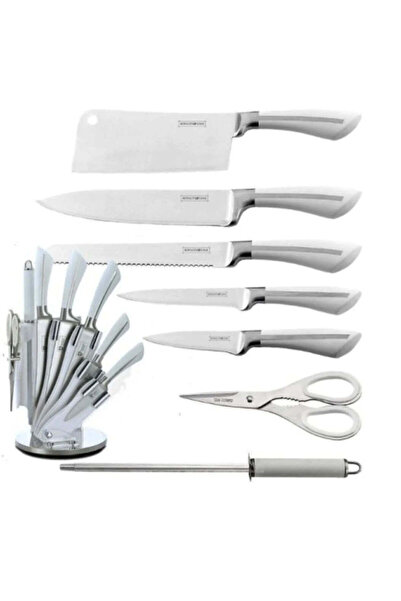 dealshopromania Set de 8 cuțite cu suport rotativ Royalty Line Premium RL KSS750