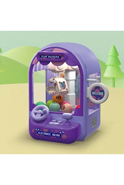 Toybox Kuromi Mini Claw Machine for Kids Arcade Game Toy with LED Lights & Adjustable Sound