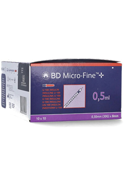Bd Micro Plus 0,5 Ml Enjektör 30G 0,30mm x 8mm 1 Kutu (100 Adet)