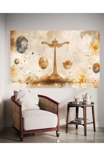 özkacar Justice Scales V2 Canvas Painting Home Decoration Gift Wall Decoration